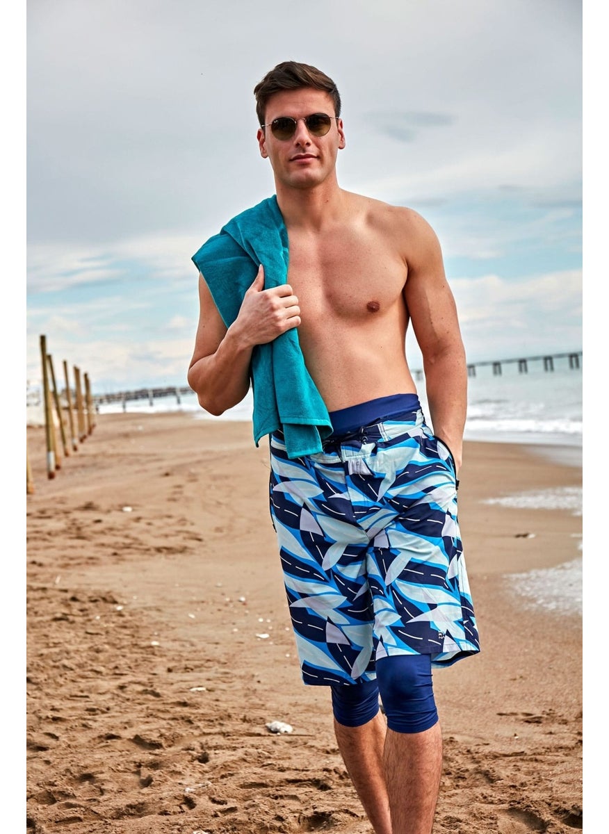 Marina Petrol Green Beach Towel PH23-13402  - Image 3