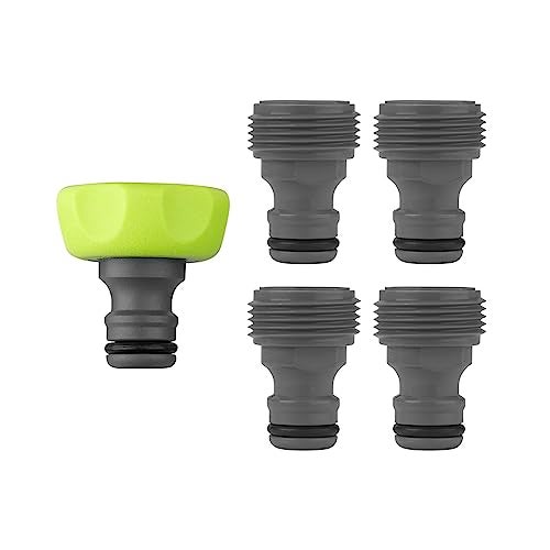 Flexzilla Garden Hose Quick-Connect Fittings, 5-Piece Plug Kit - Image 1