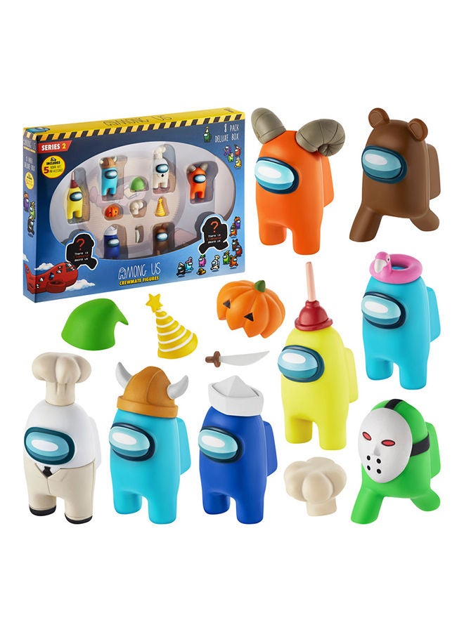 Among Us Pack Of 8 Deluxe Box Series 2- Crewmate Figures Assortment- 16 Styles To Collect - Image 4