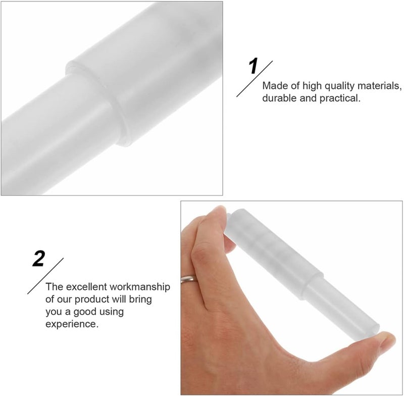 BATHVEVE 4 Pcs Retractable Toilet Paper Rollers for Home and Hotel Plastic Spring Shaft Core Easy Install Tissue Box Holder for Bathroom and RV - Image 5