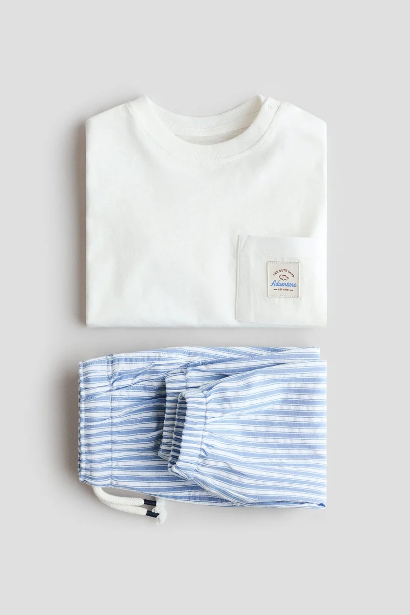 H&M 2-piece linen-blend set
