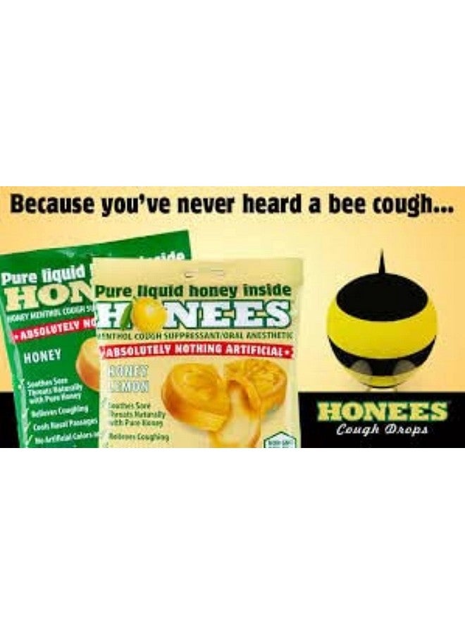 Honees Honees Honey Lemon Cough Drops, 20 Drops Each (Pack of 2)  - Image 5