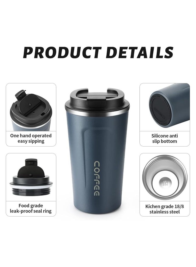 Bisbell Travel Coffee Mug Stainless Steel Vacuum Ice and Hot Drinks Insulated Tumbler for Home Office Outdoor Works,BB3541 - Image 3