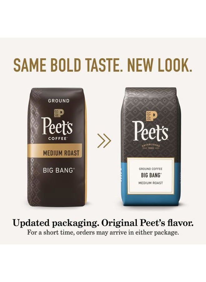Peet's Coffee قهوة مطحونة متوسطة التحميص - بيغ بانغ 10.5 أونصة كيس - Image 3