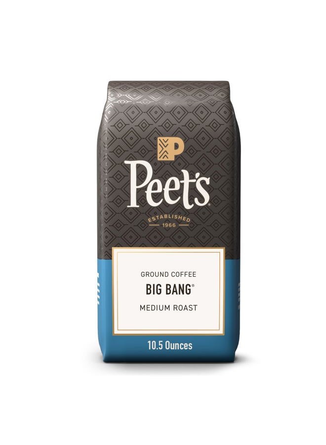 Peet's Coffee قهوة مطحونة متوسطة التحميص - بيغ بانغ 10.5 أونصة كيس - Image 1