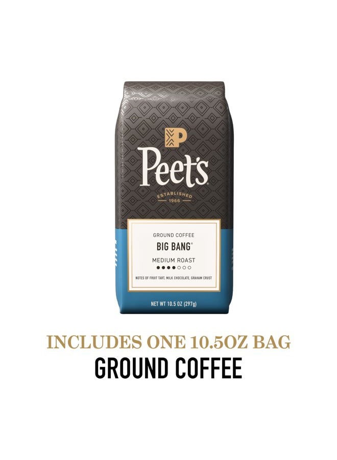 Peet's Coffee قهوة مطحونة متوسطة التحميص - بيغ بانغ 10.5 أونصة كيس - Image 2
