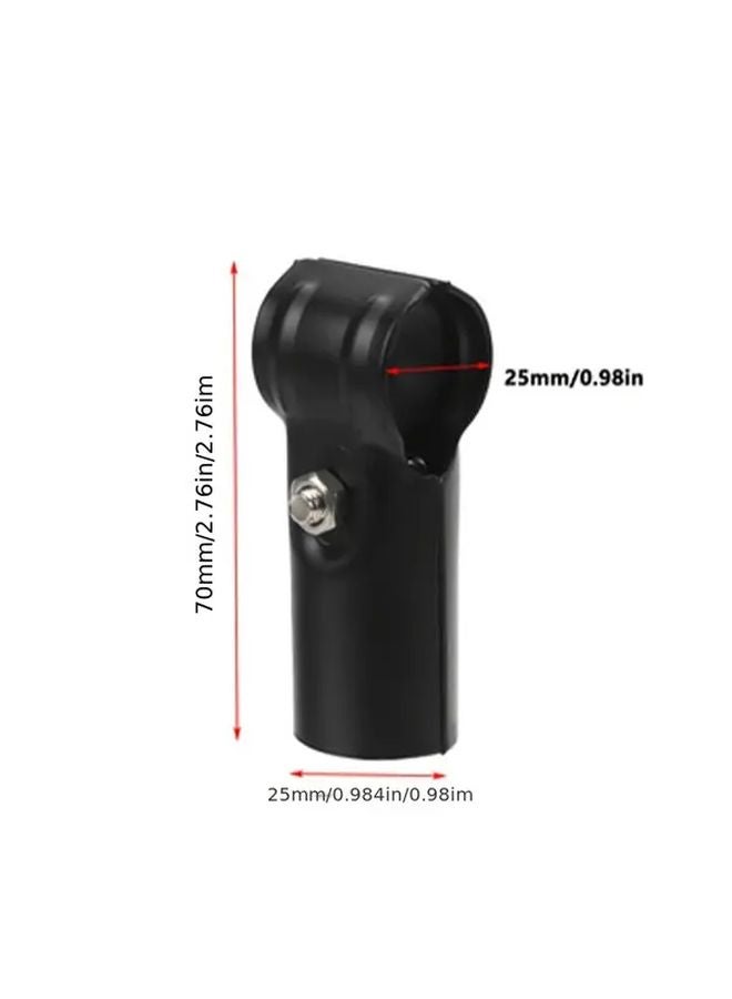 2pcs 1 Inch Stainless Steel Tee Fence Clamps Durable End Rails for Home Garden - Image 4