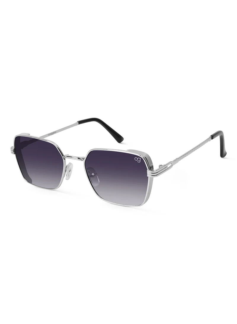 Woggles UV- Protected  Black Rectangle Sunglasses