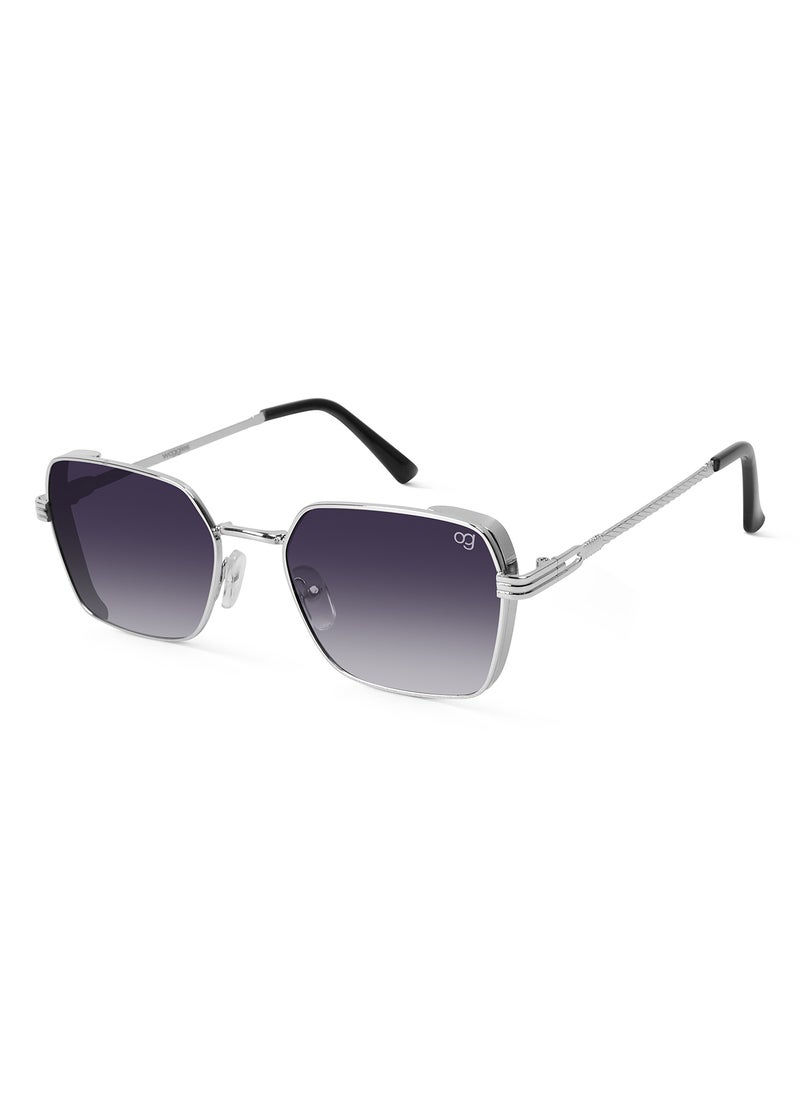 Woggles UV- Protected  Black Rectangle Sunglasses  - Image 1