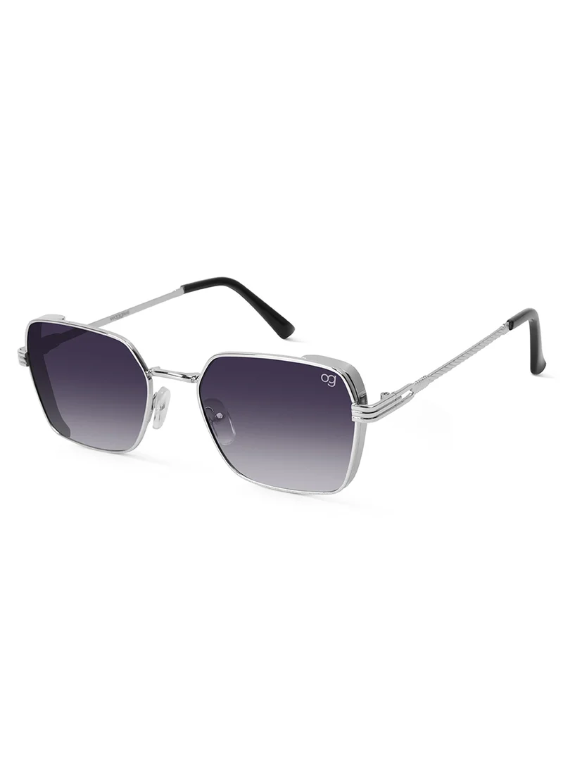 Woggles UV- Protected  Black Rectangle Sunglasses