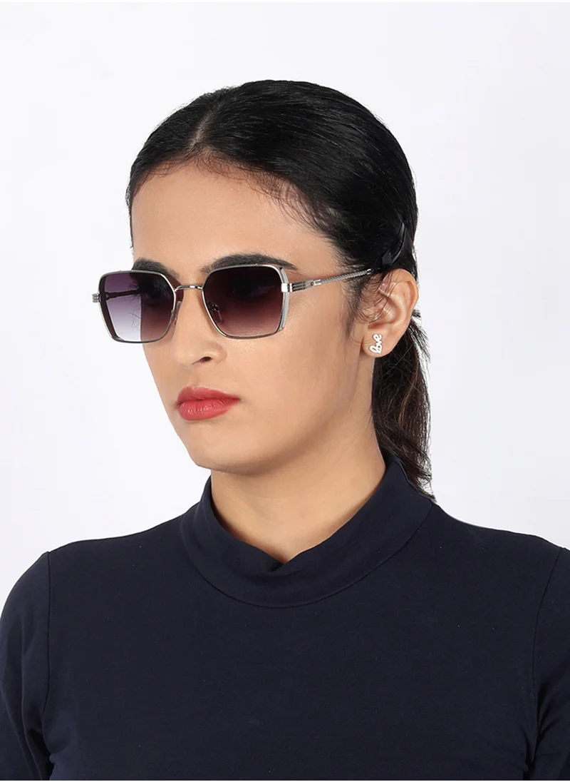 Woggles UV- Protected  Black Rectangle Sunglasses