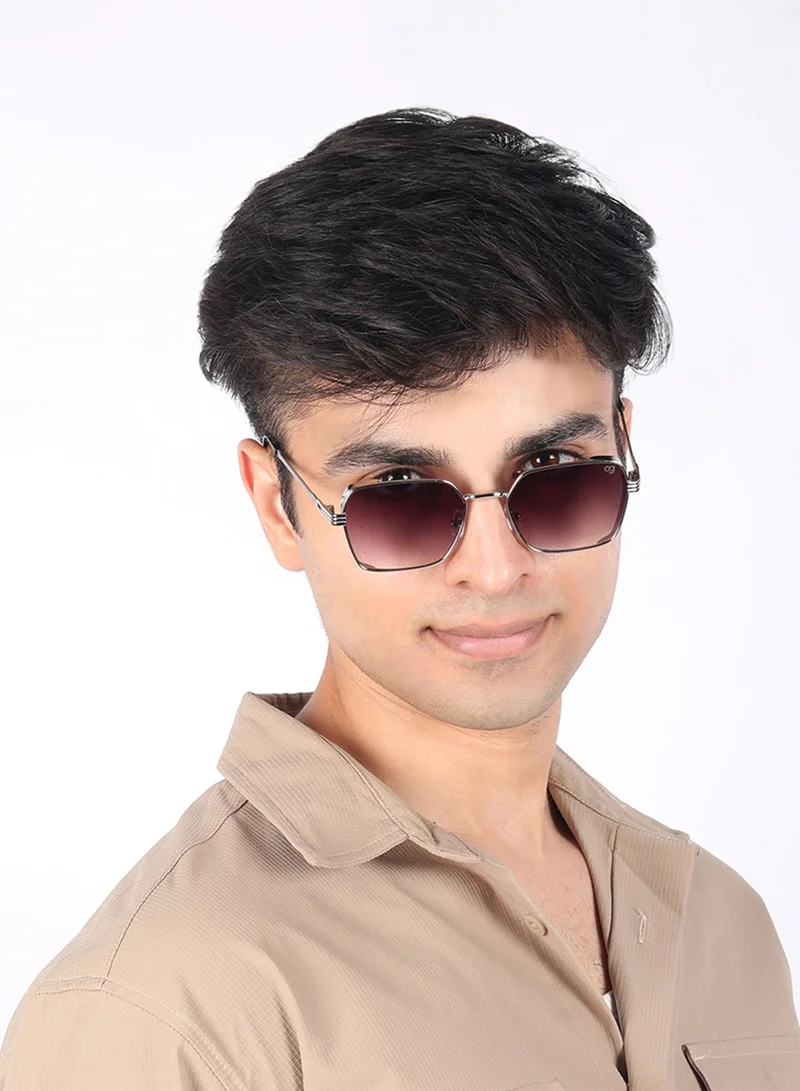 Woggles UV- Protected  Black Rectangle Sunglasses