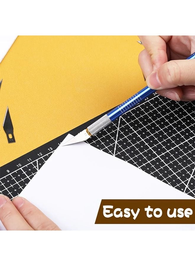 25pcs Silvery Grey Precision Carving Blades With Storage Case For Scrapbooking Fabric Wood - Image 5