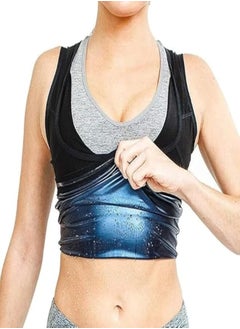 Generic Rana Store 1 Piece Body Shaper Vest Women Waist Trainer Sauna Corset Men Women Slimming Vest Fat Burning Vest S/M 