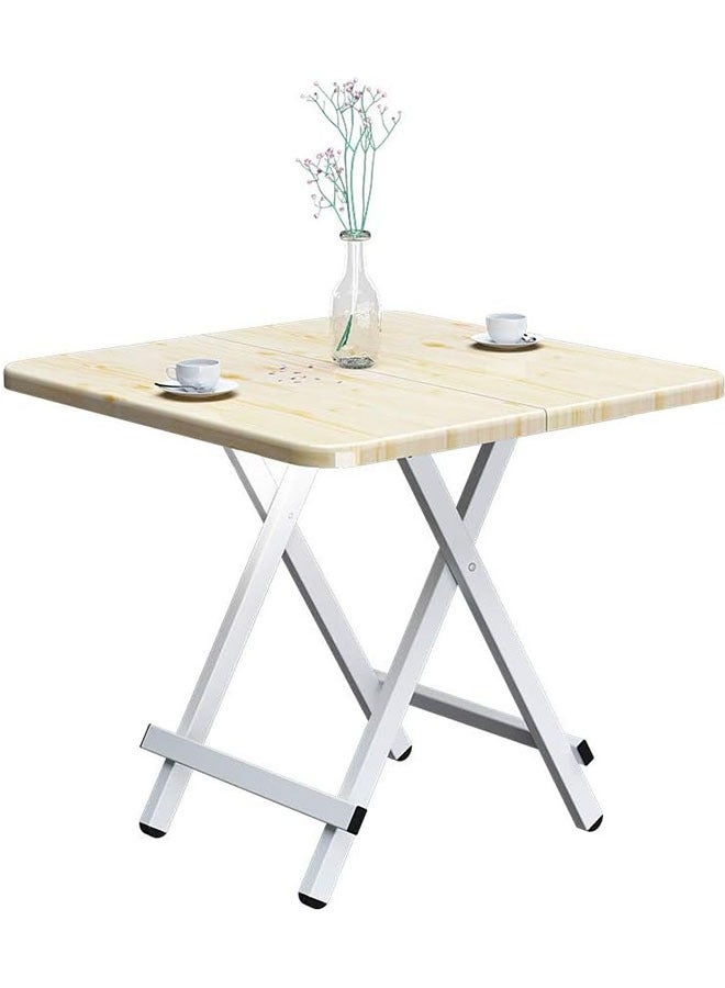 Portable Foldable Dining Table,Kitchen Table Square Folding Multipurpose Card Table Space Saving Drop Leaf Dinner Table Motorhome Table(60 * 60cm) - Image 2