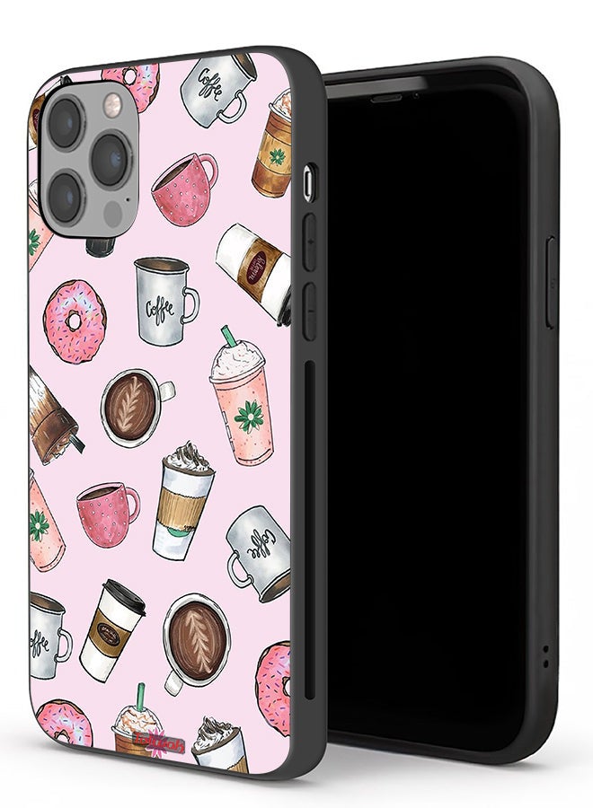 Tolwak Apple iPhone 12 Pro Max Protective Case Coffee Lover Art - Image 1