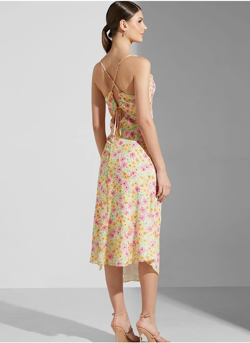 Finders Keepers Malena Floral Print Dress