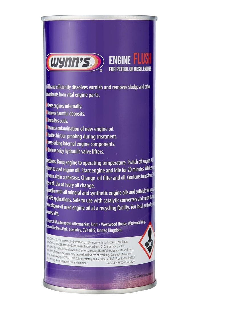 وينز منظف ​​دورة زيت المحرك Wynn's Engine Flush (مركز) - Image 2