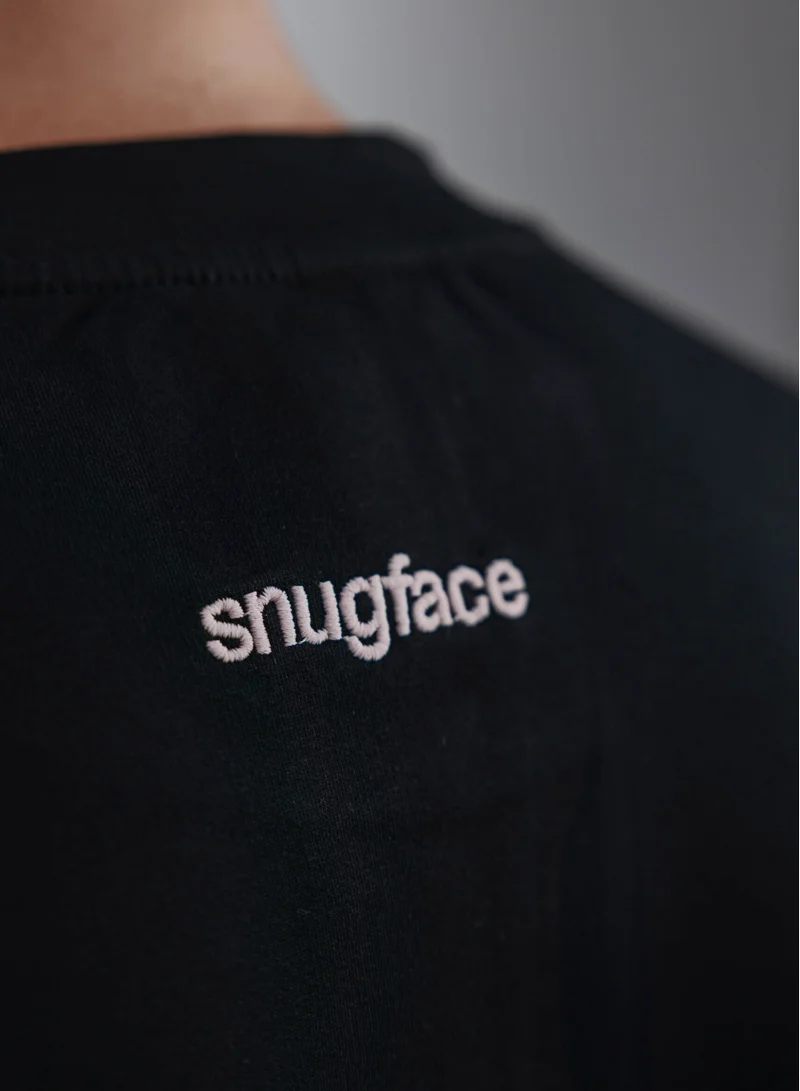 Snugface Snugface The Big Pocket Oversized Tshirts, Black, SF15-2BLK, Size-M