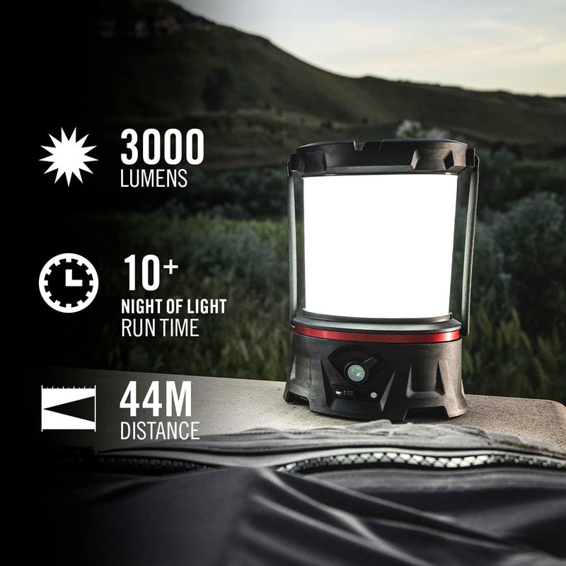 Coast COAST EAL55R Dual Color LED Emergency Light 3000 Lumen 10 Nights of Light Variable Light Control Durable for Outdoor  Survival Black  - Image 2