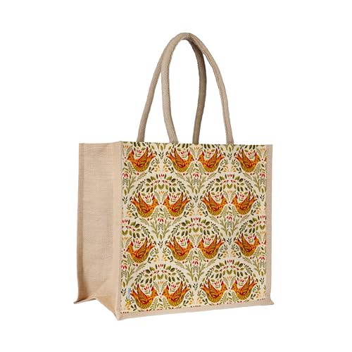 Sangra Multicolor Eco Reusable Jute Bags for Daily use Market carry Milk/Grocery/Fruits/Vegetable Organizer Shopping/Tiffin Bag (Madhubani) (Madhubani) - Image 2