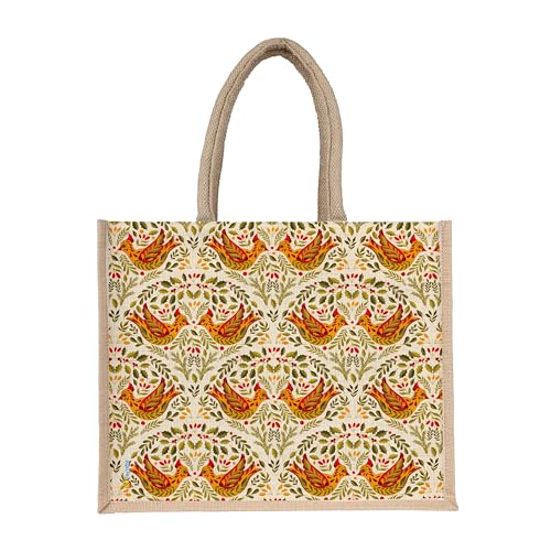 Sangra Multicolor Eco Reusable Jute Bags for Daily use Market carry Milk/Grocery/Fruits/Vegetable Organizer Shopping/Tiffin Bag (Madhubani) (Madhubani) - Image 1