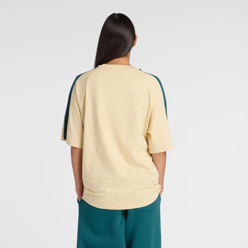 New Balance Toasted Sesame Women's Trackside Oversized T-Shirt for Women | Best Price UAE