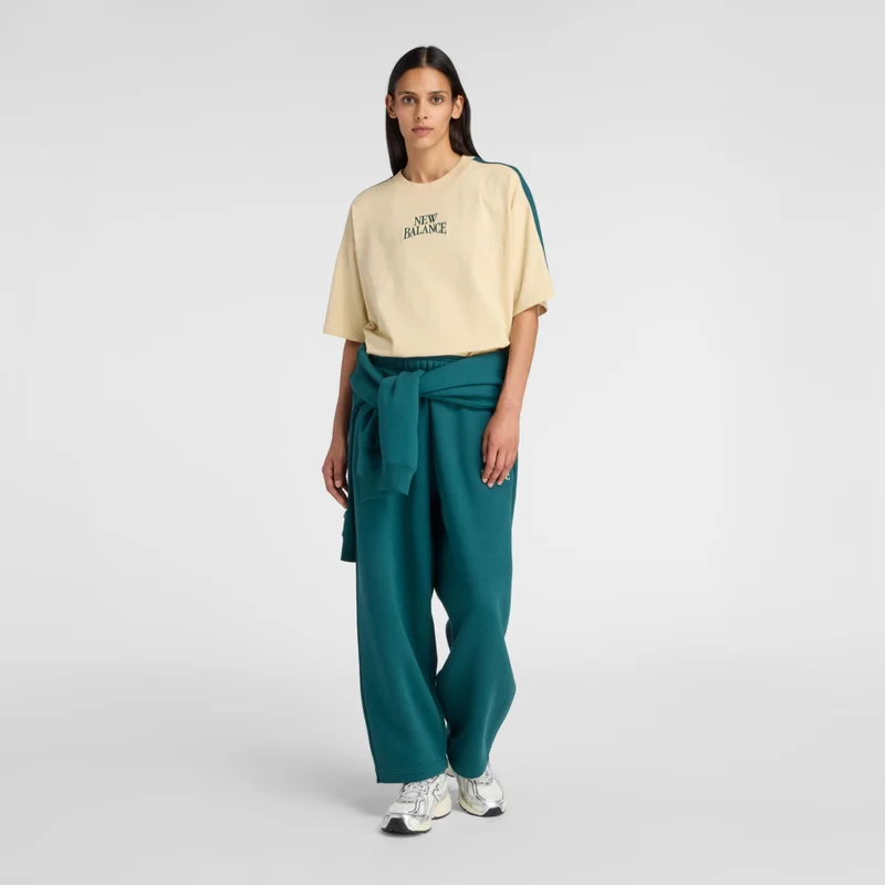 New Balance Toasted Sesame Women's Trackside Oversized T-Shirt for Women | Best Price UAE