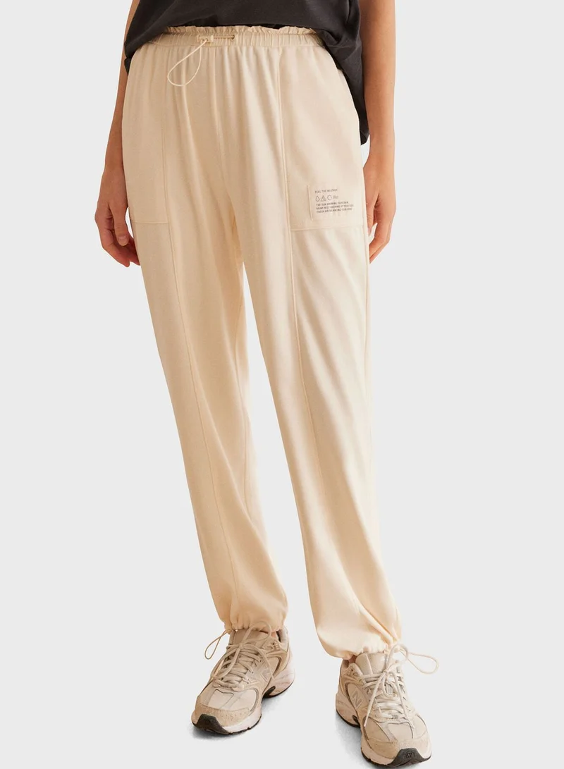 women'secret Drawstring Detail Lounge Pants