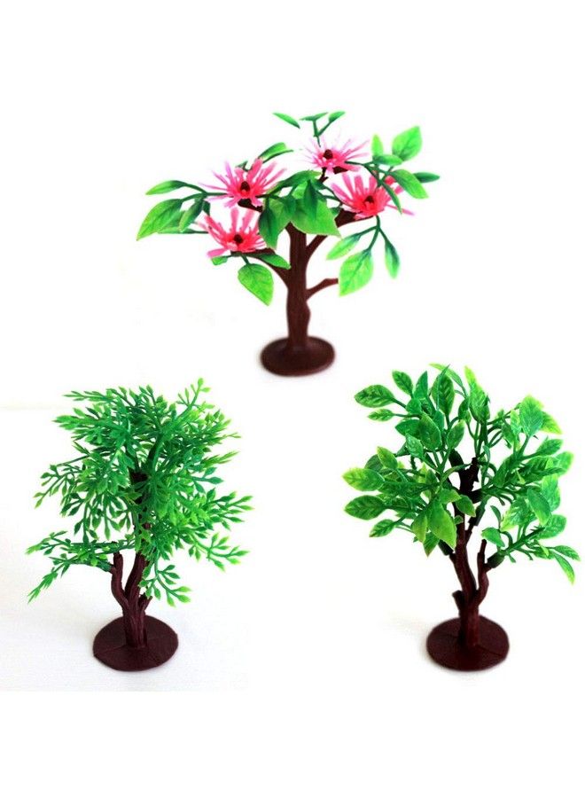 OrgMemory Upgrade Trees Cake Decorations, Orgmemory Model Trees With Bases, (19Pcs, 3"5.5"/7.514 Cm), Ho Scale Trees, Diorama Supplies For Crafts Or Cake Decorations - Image 4