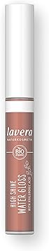 lavera High Shine Water Gloss Cocoa 01 Intense Color Shine Featherweight Texture Lasts up to 6 hours Vegan Natural Cosmetics 1x 55 g - Image 1