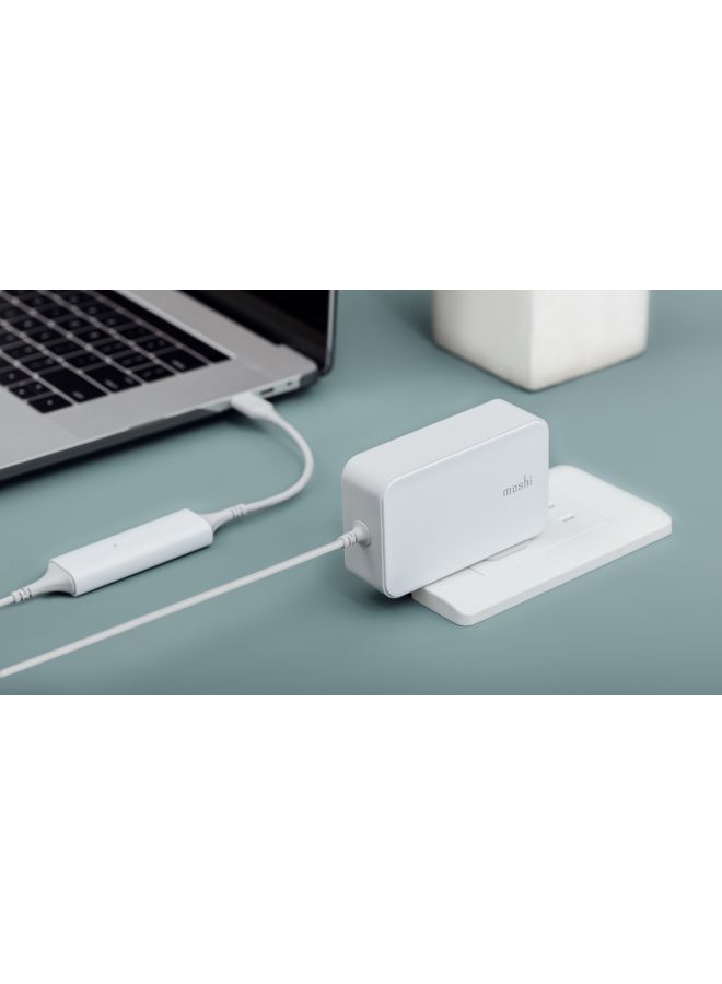 موشي شاحن USB-C لأجهزة اللابتوب أبيض - Image 3