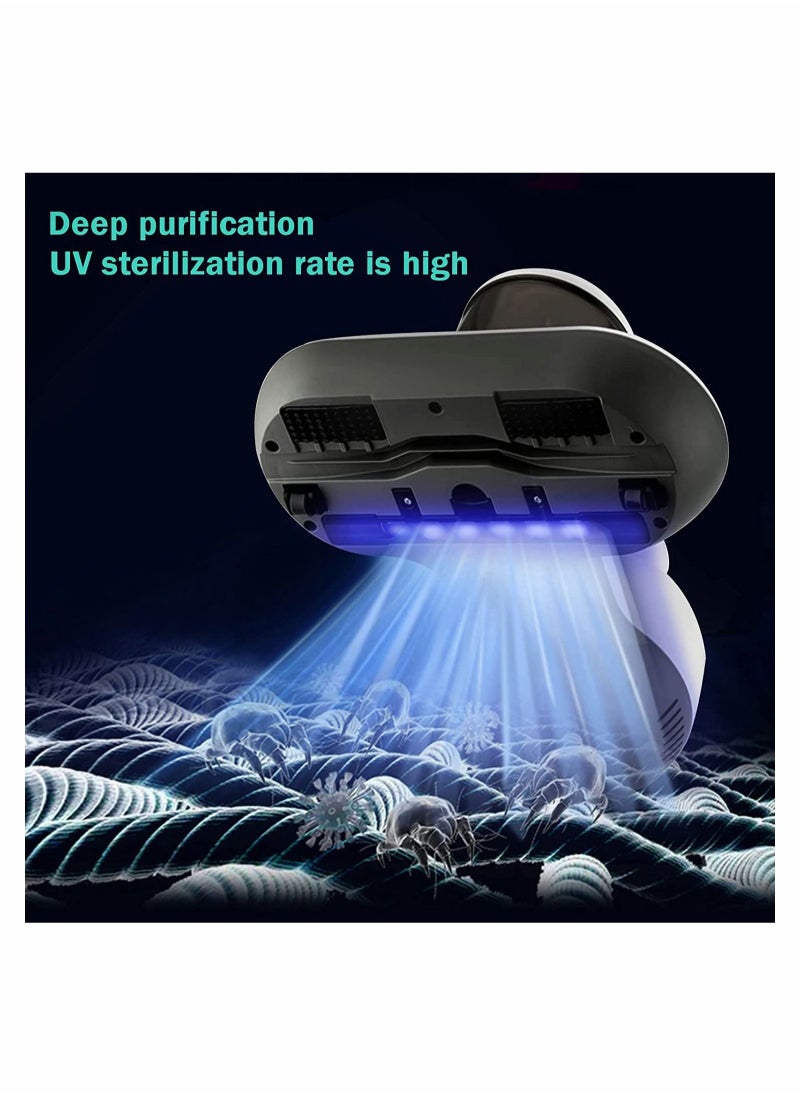 Excefore - Bed Vacuum Cleaner UV Mattress Vacuum Cleaner, Handheld Deep Mattress Cleaner Suitable for Bedding, Sofa, Other Fabric Surfaces - Image 1