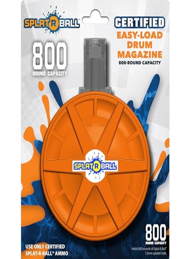 SPLATRBALL Orange 800 Round Drum Magazine - Image 3