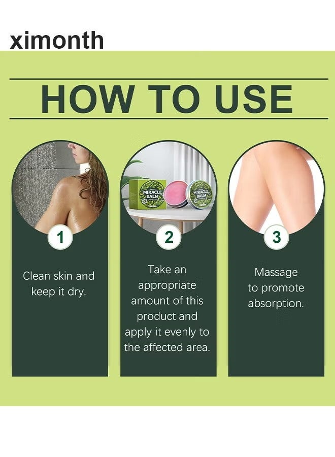 ximonth Miracle Balm, Sensio Miracle Balm, Soothing Joint Cream For Back, For Back, Legs, Feet, You Feel Relaxed And Comfortable 30G - Image 2