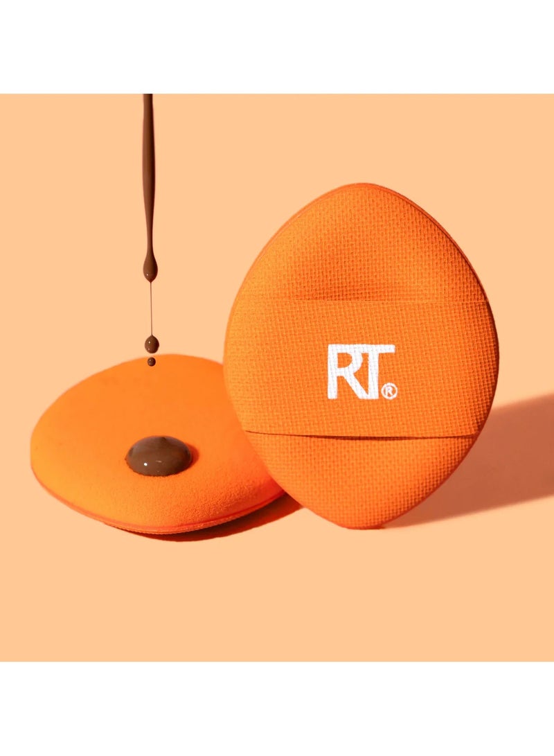 REAL TECHNIQUES Mini Miracle Concealer Puff Trio Orange - Image 5