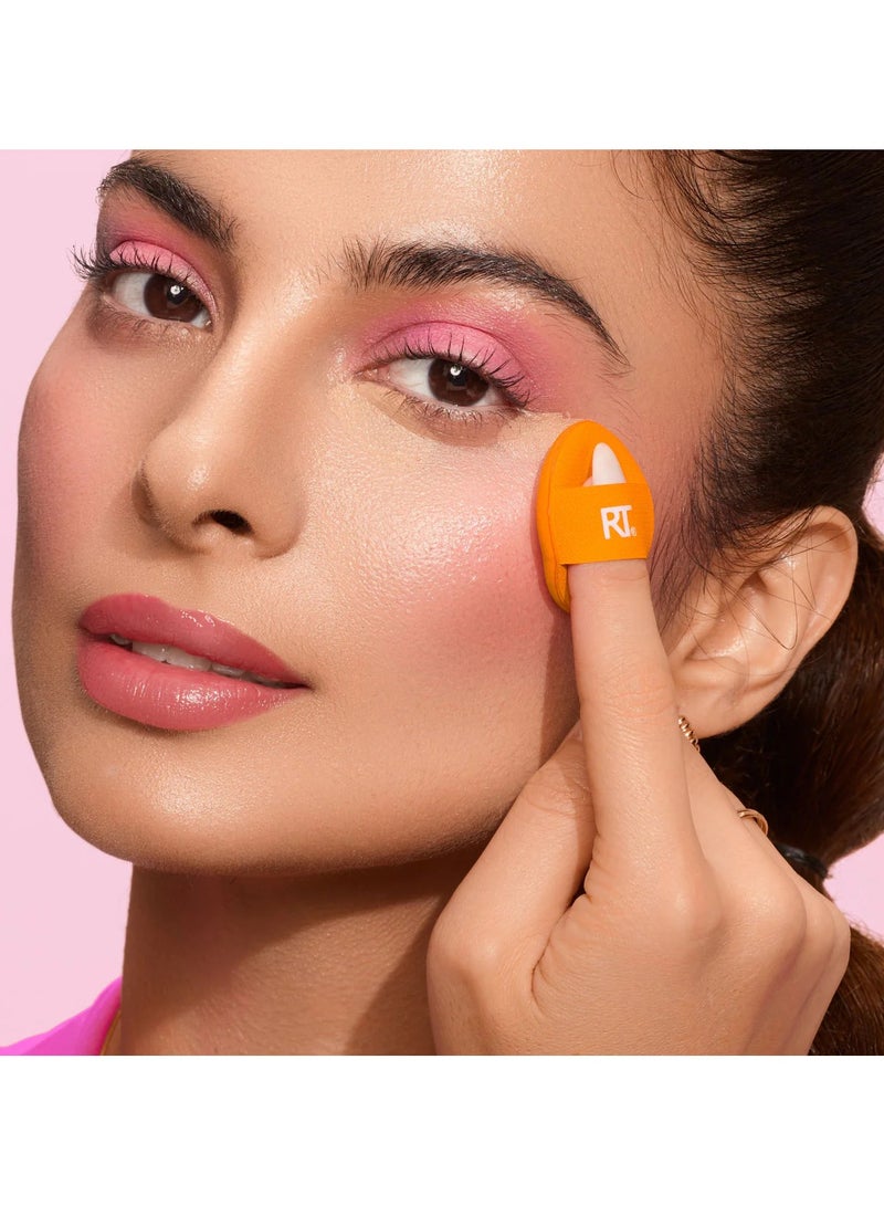 REAL TECHNIQUES Mini Miracle Concealer Puff Trio Orange - Image 4