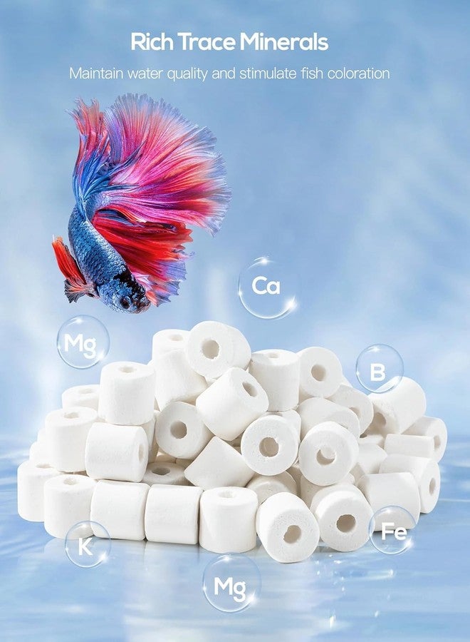 VAYINATO® (500g+500g) Aquarium Filter Media Ceramic Ring with Free Zip Net Bag | Suitable for Fresh Water and Salt Water by Petzlifeworld1Kg - Image 3