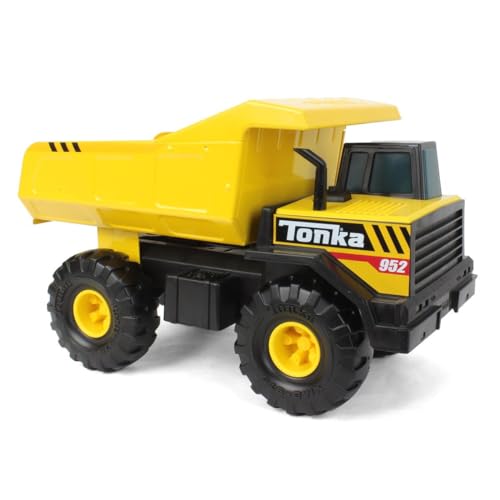 Tonka Retro Classic Steel Mighty Dump Truck the color of the stickering may vary - Image 1