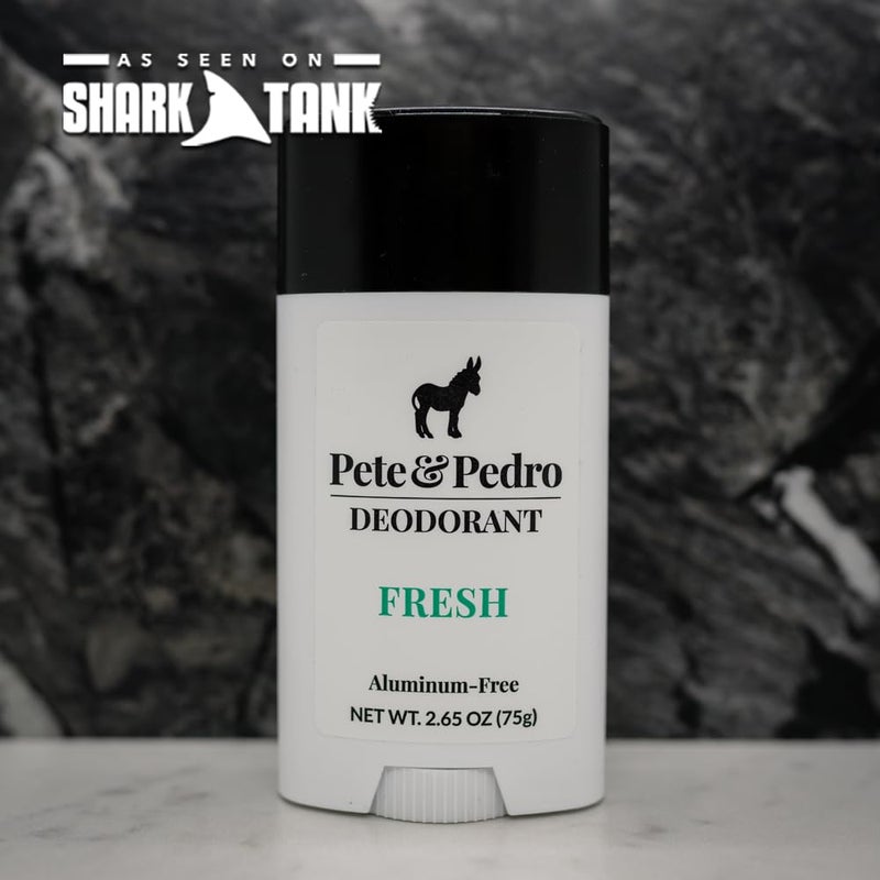 Pete & Pedro FRESH NATURAL DEODORANT | Natural, Aluminum-Free Deodorant - Eucalyptus & Spearmint Scent For Men & Women | Odor-Control, Sweat Protection | Paraben Free, Vegan | Shark Tank 2.65 oz. - Image 4