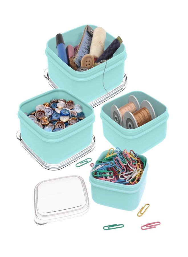 All Time Plastic Bestow Storage Container Set Of 4 For Kitchen Storage | Small Organiser | Microwave Kitchen Storage Set |Bpa Free | Freezer Safe | 100% Food Grade Safe - Image 2