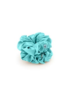 BRIGHTLY LABS Silk Hair Scrunchies - 100% Mulberry Silk Hair Ties for Elastic Ponytail Holders Prevent Frizz and Breakage - Set of 2 Scrunchies for Effortless Hair Care.  - Image 2