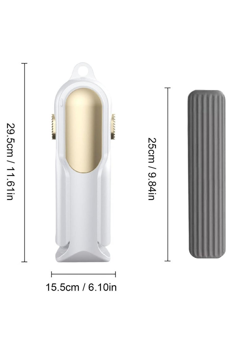 ممسحة تنظيف صغيرة، ممسحة ABS قابلة للطي، ممسحة محمولة ذاتية الضغط، ممسحة صغيرة محمولة بدون استخدام اليدين - Image 3