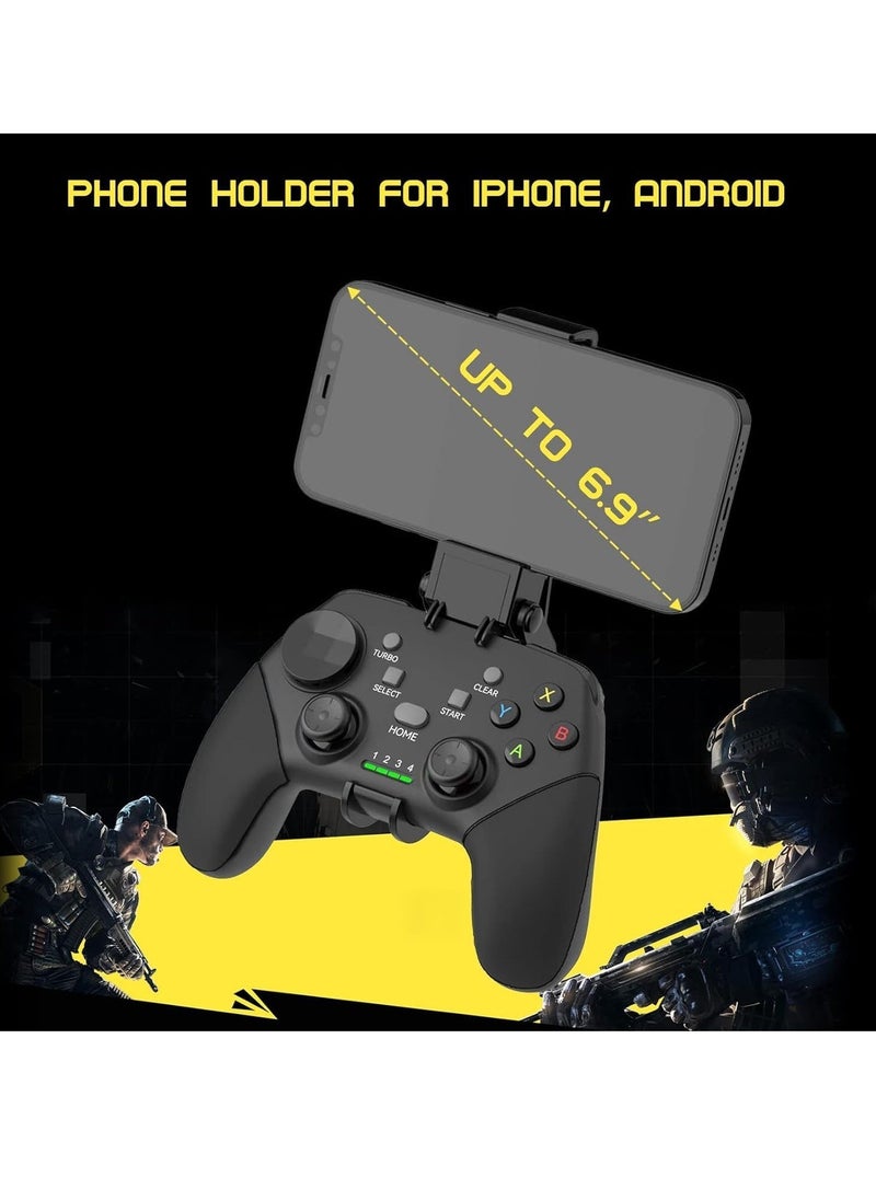 Mobile Gaming Controller for iOS, for Android, for iPad, Tablet, PC, Phone Wireless Controller for iPhone 14 13, for galaxy S22 21, Android Phones, for COD Mobile, for Genshin Impact, for Cloud Gaming - Image 3