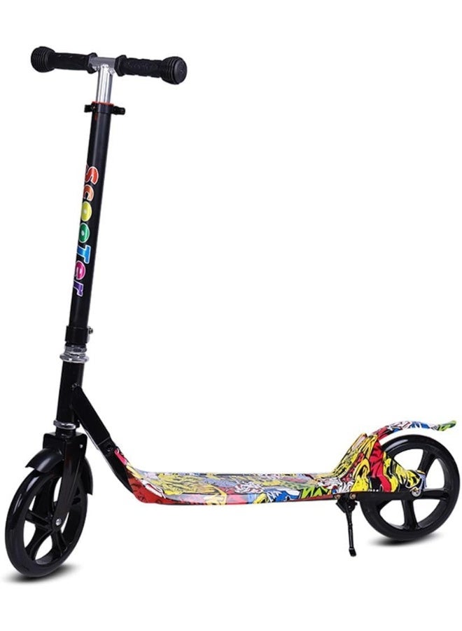 Kick Scooter for Kids with Big Wheels Foldable Scooter for Toddlers 3-8 Years with Adjustable Height Lightweight