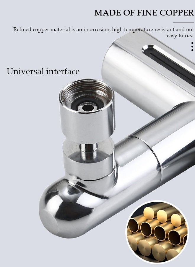 DUNISO Kitchen Faucet with 360° Rotating Water Outlet 3 Effluent Ways Of Water, Vintage Single Handle Kitchen Sink Faucet High Arc Kitchen Faucet Classic Style Fashion-forward Built to Last - Image 3