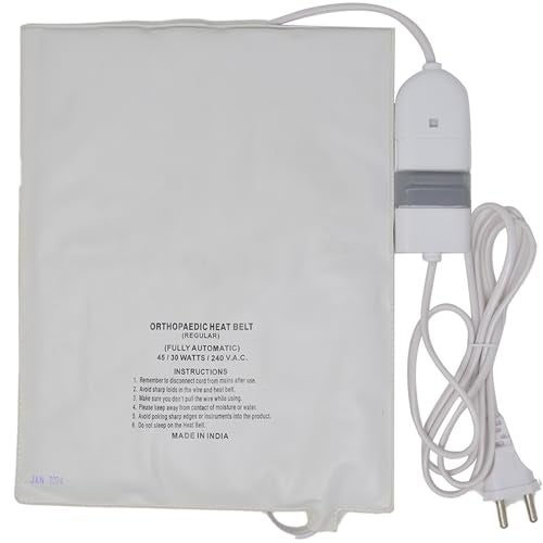 MCP Heat Therapy Orthopaedic Pain Reliever Electric Heating Pad with Belt; Auto Temperature Controller for Joints, Muscle, Back, Leg, Shoulder, Knee, Neck, Multicolour - Image 1