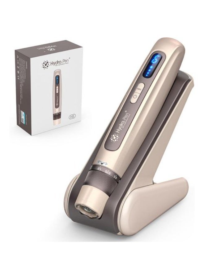 هیدرا بن Hydra جهاز Pen H5 الاحترافي لتجديد البشرة مع EMS Microcurrent ومزج السيروم الأوتوماتيكي، أداة تجميل لاسلكية LED لتجديد الوجه، تحسين المظهر ودعم العناية بالشعر - ذهبي - Image 1