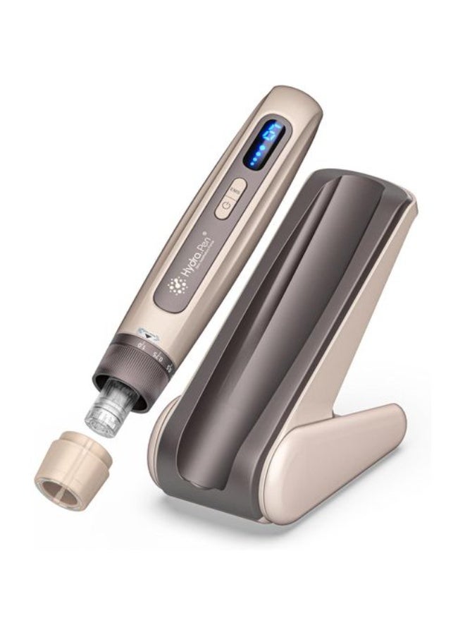 هیدرا بن Hydra جهاز Pen H5 الاحترافي لتجديد البشرة مع EMS Microcurrent ومزج السيروم الأوتوماتيكي، أداة تجميل لاسلكية LED لتجديد الوجه، تحسين المظهر ودعم العناية بالشعر - ذهبي - Image 2