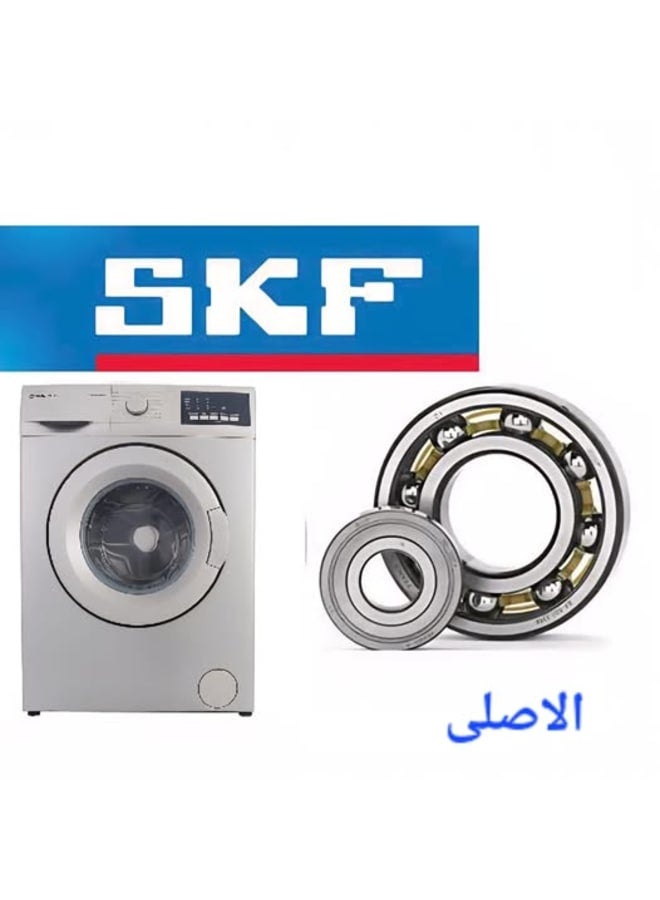 طقم رولمان بلى SKF لاصلاح غسالة زانوسي كمفورت وايليت يتكون من 6204-2RS1/C3 + 6203-2RS1/C3